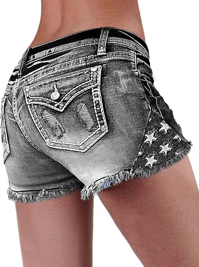 Shorts Denim Frayed - 【HME】Jeans | Libera tu lado más