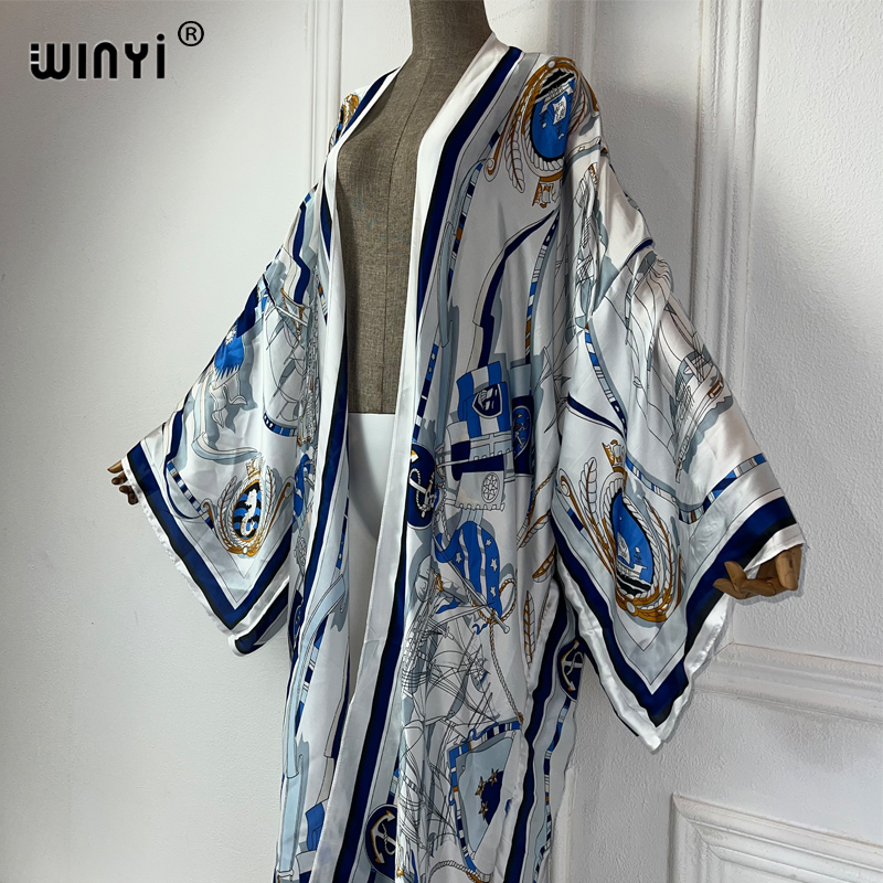 WINYI kimono de verano, caftán - Cover Up Kaftan reseña y precio