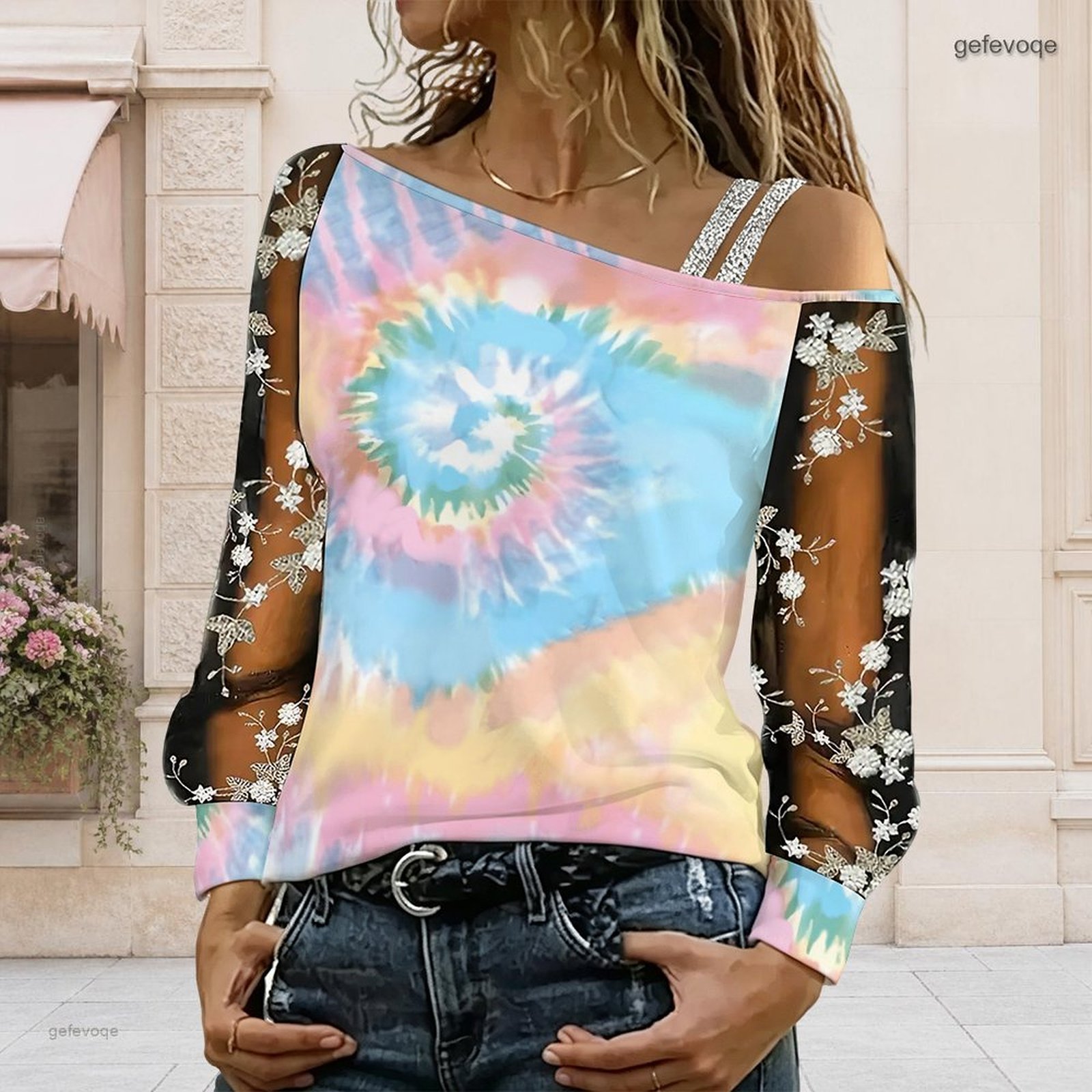 Blusa de Mujer con Hombros Des - Blouse Off Shoulder reseña y precio