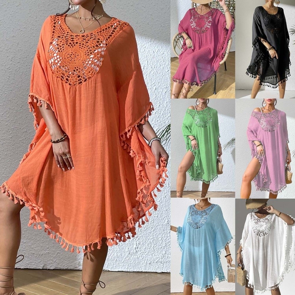 Vestido de playa con cuello cu - Cover Up Kaftan reseña y precio