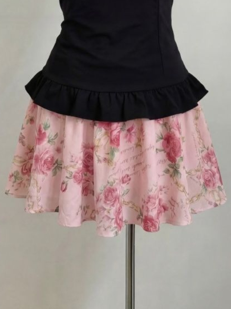 Conjunto de Dos Piezas con Est - Romper Floral Print reseña y precio